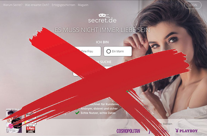 secret.de hat den Betrieb eingestellt