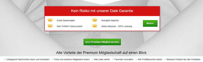 Premium Mitgliedschaft bei fickendo.com